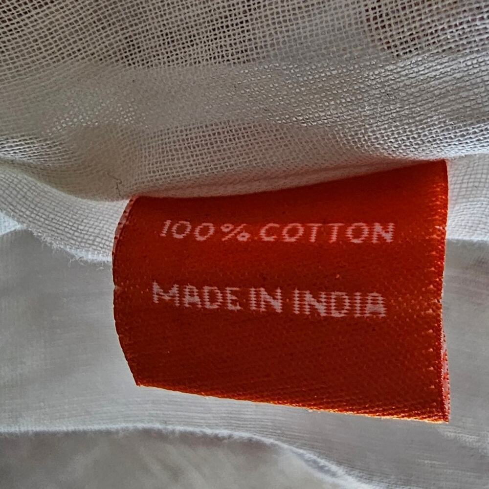 Oliphant Smocked Flirty 3/4 Sleeve Dress Pink Montenegro Size S - Picture 8 of 9